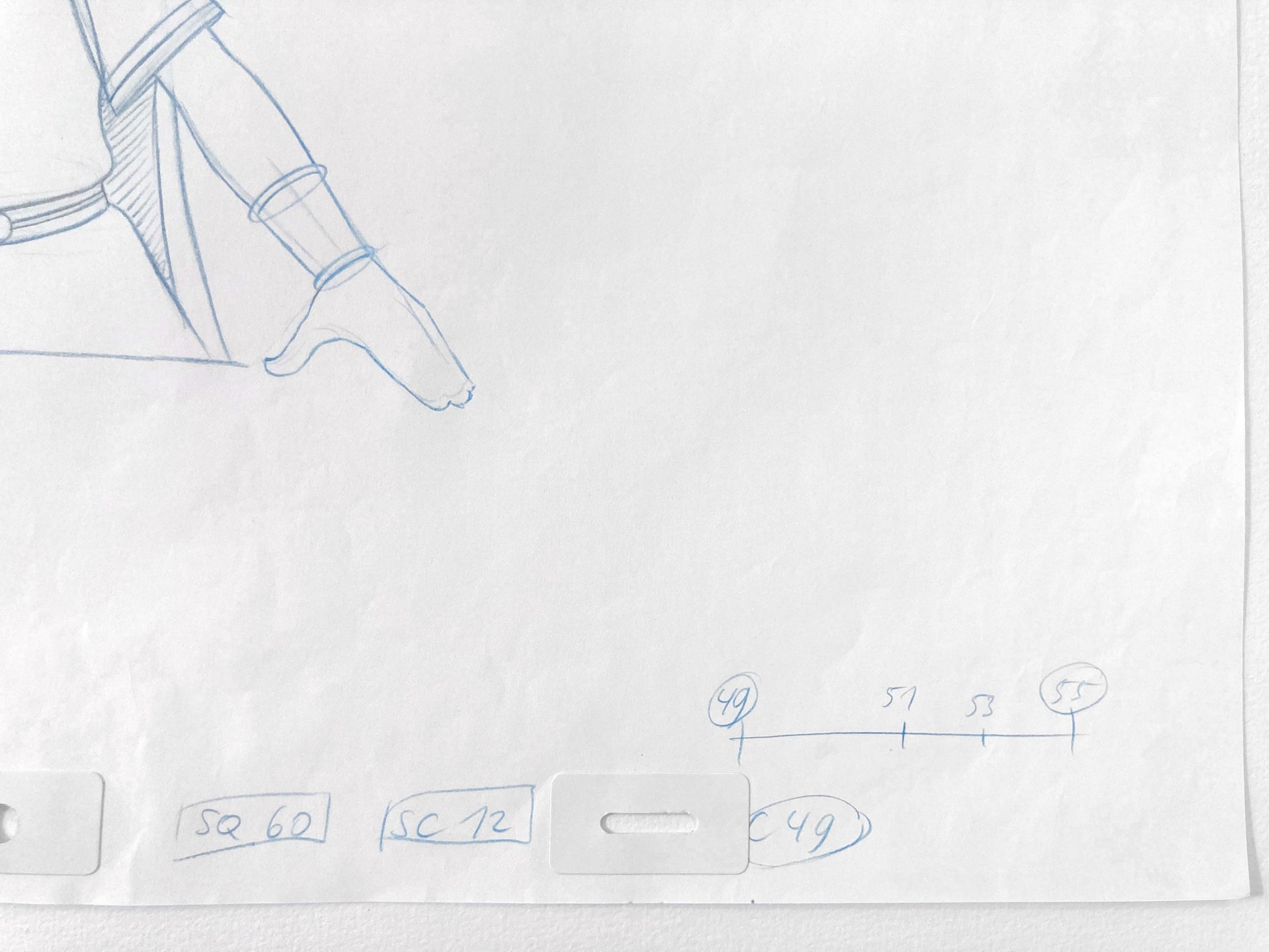 "Asterix in America" Cesar : Original Production Used Animation Drawing. For sale on FLIP Gallery