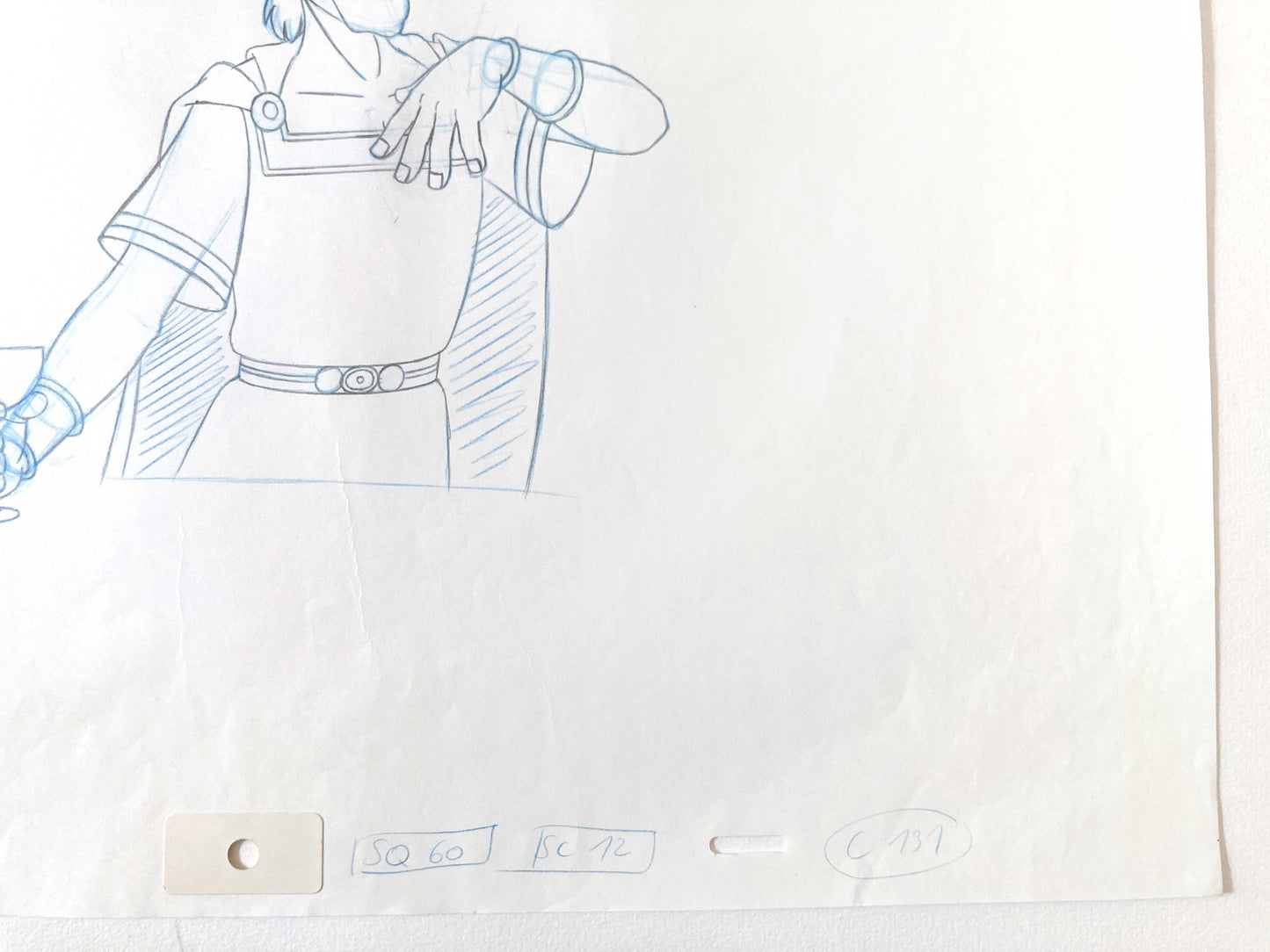 Asterix in America. Cesar Original Production Used Animation Drawing. For sale on FLIP Gallery