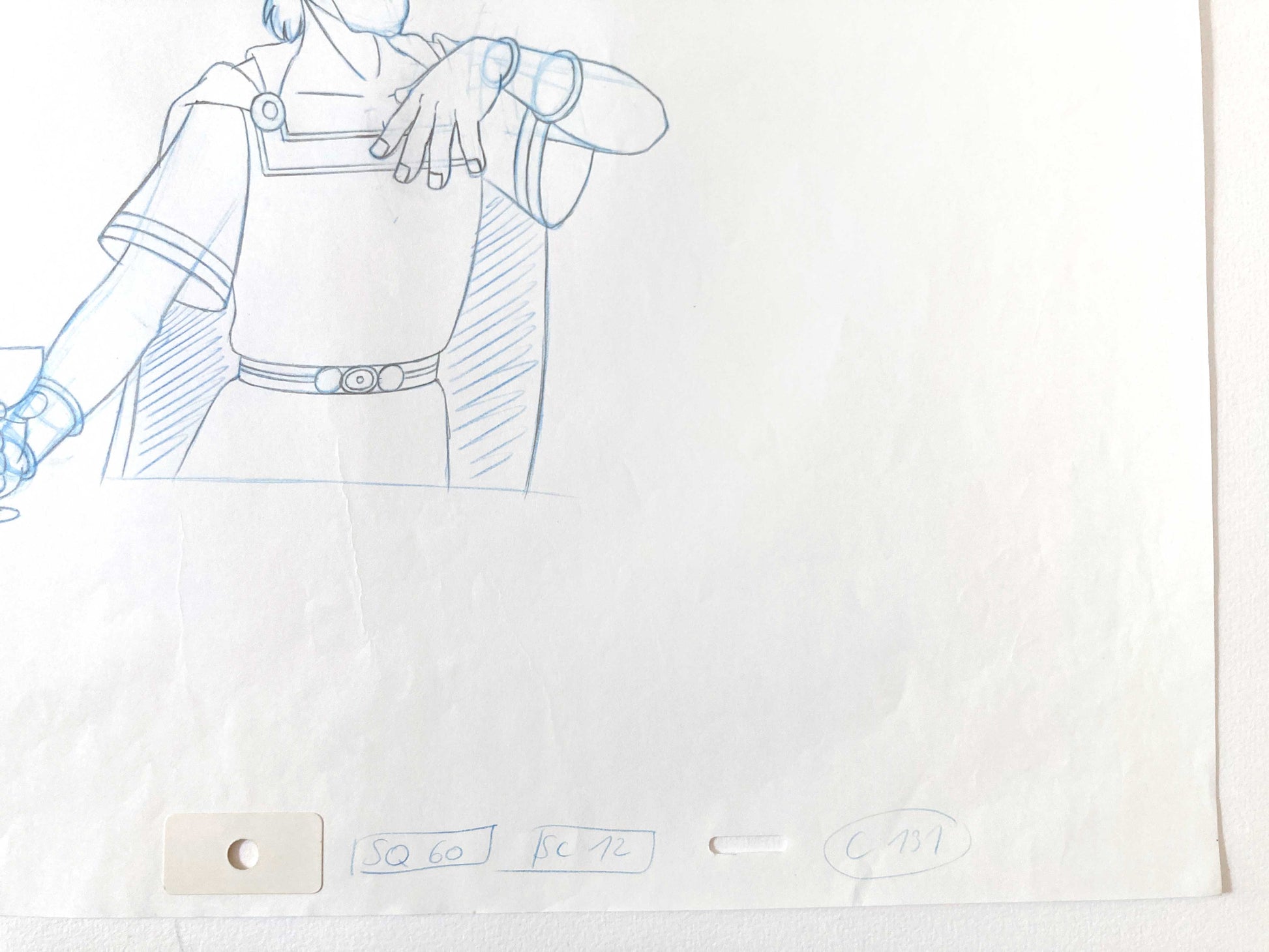 Asterix in America. Cesar Original Production Used Animation Drawing. For sale on FLIP Gallery