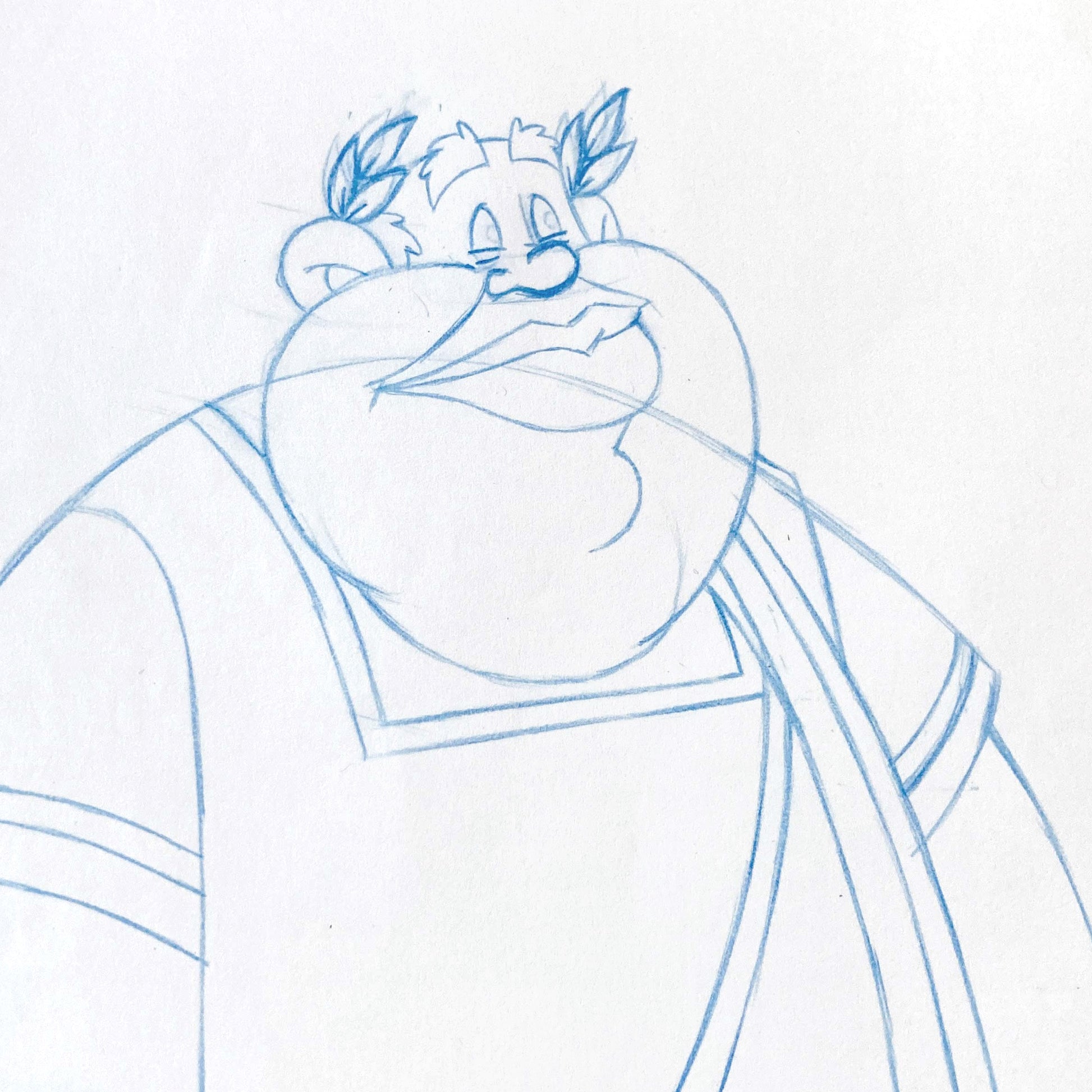 Asterix in America Tumulus : Original Production Used Animation Drawing (1994). For sale on FLIP Gallery