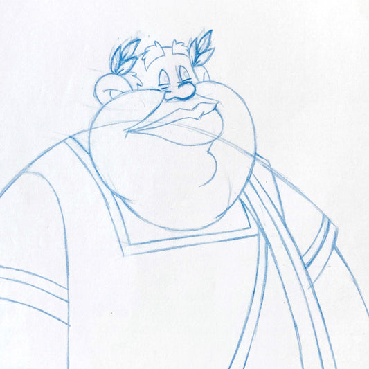 Asterix in America Tumulus : Original Production Used Animation Drawing (1994). For sale on FLIP Gallery