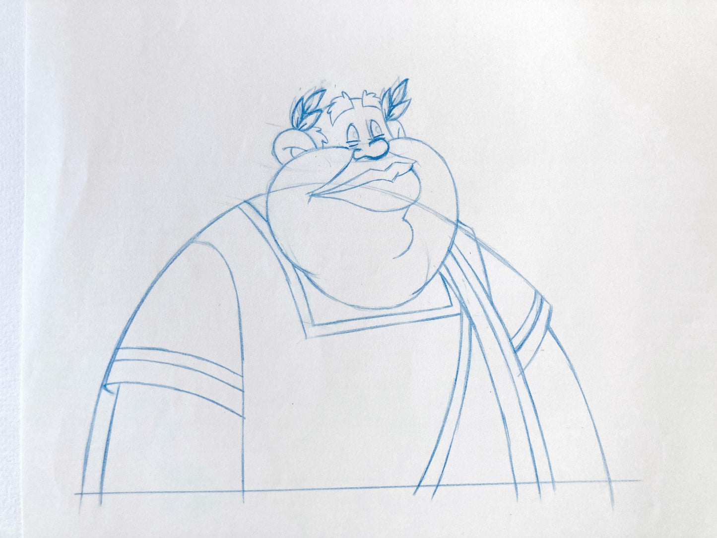 Asterix in America Tumulus : Original Production Used Animation Drawing (1994). For sale on FLIP Gallery