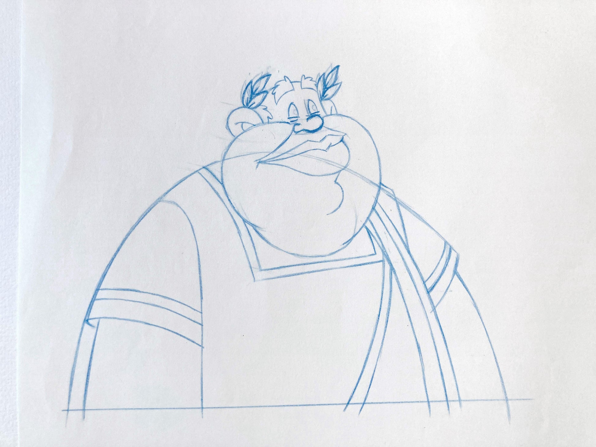 Asterix in America Tumulus : Original Production Used Animation Drawing (1994). For sale on FLIP Gallery