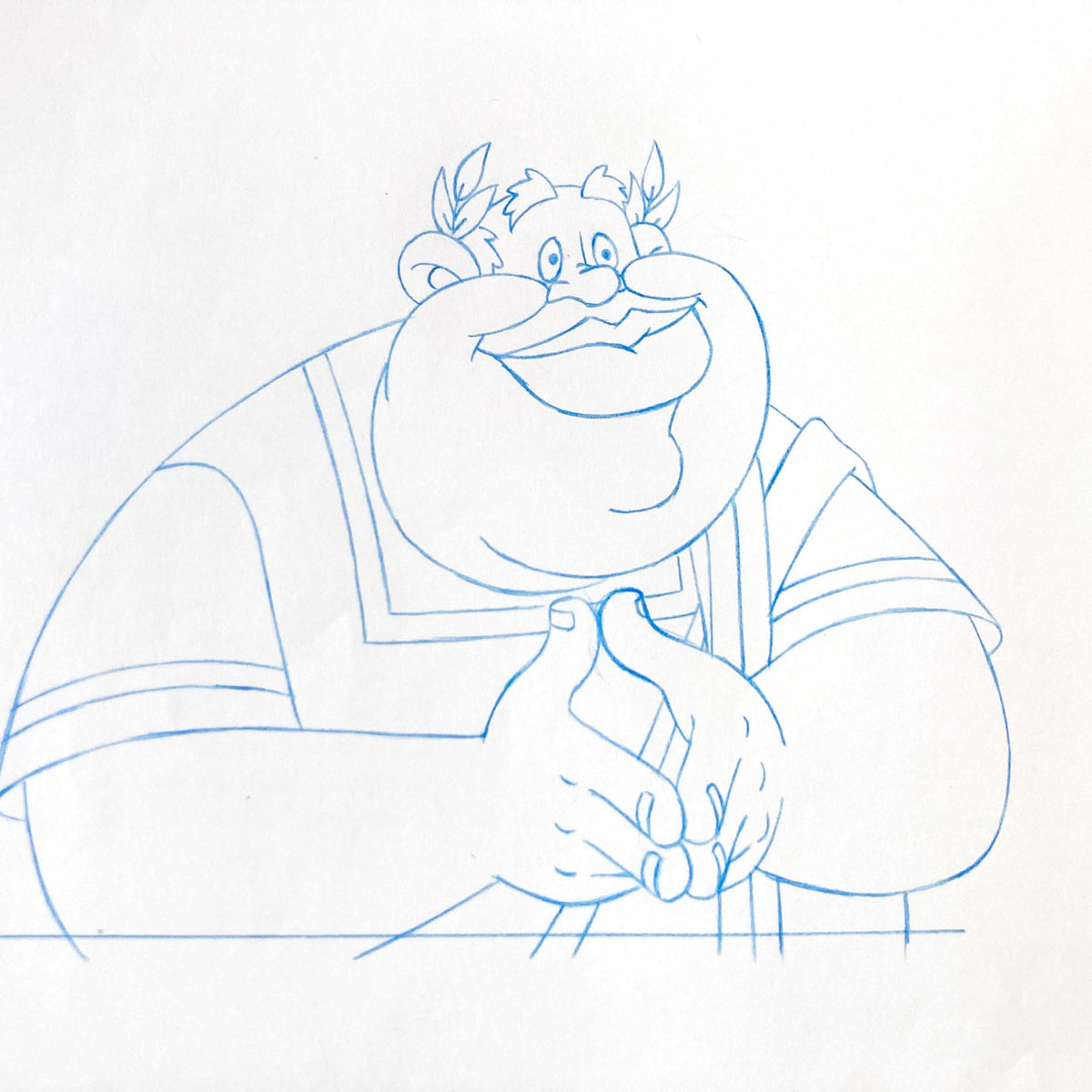 Asterix in America - Tumulus Original Production Used Animation Art Drawing - 1994. For sale on FLIP Gallery