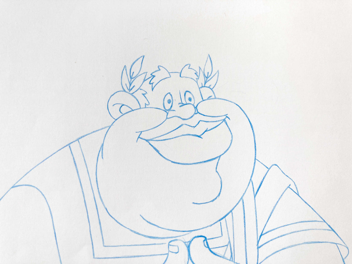 Asterix in America - Tumulus Original Production Used Animation Art Drawing - 1994. For sale on FLIP Gallery