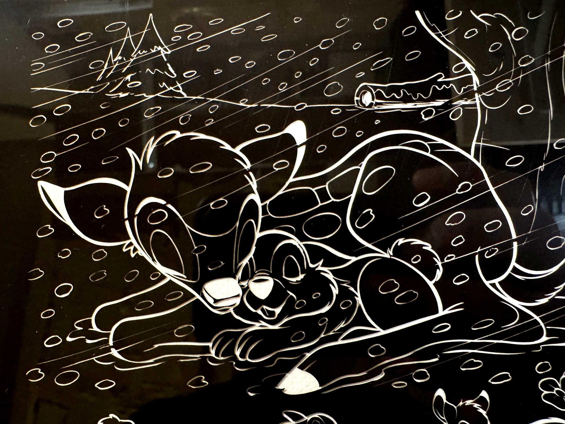 BAMBI Rare Original Disney Model Sheet Film Negative – Walt Disney Productions (1990’s). For sale on FLIP Gallery