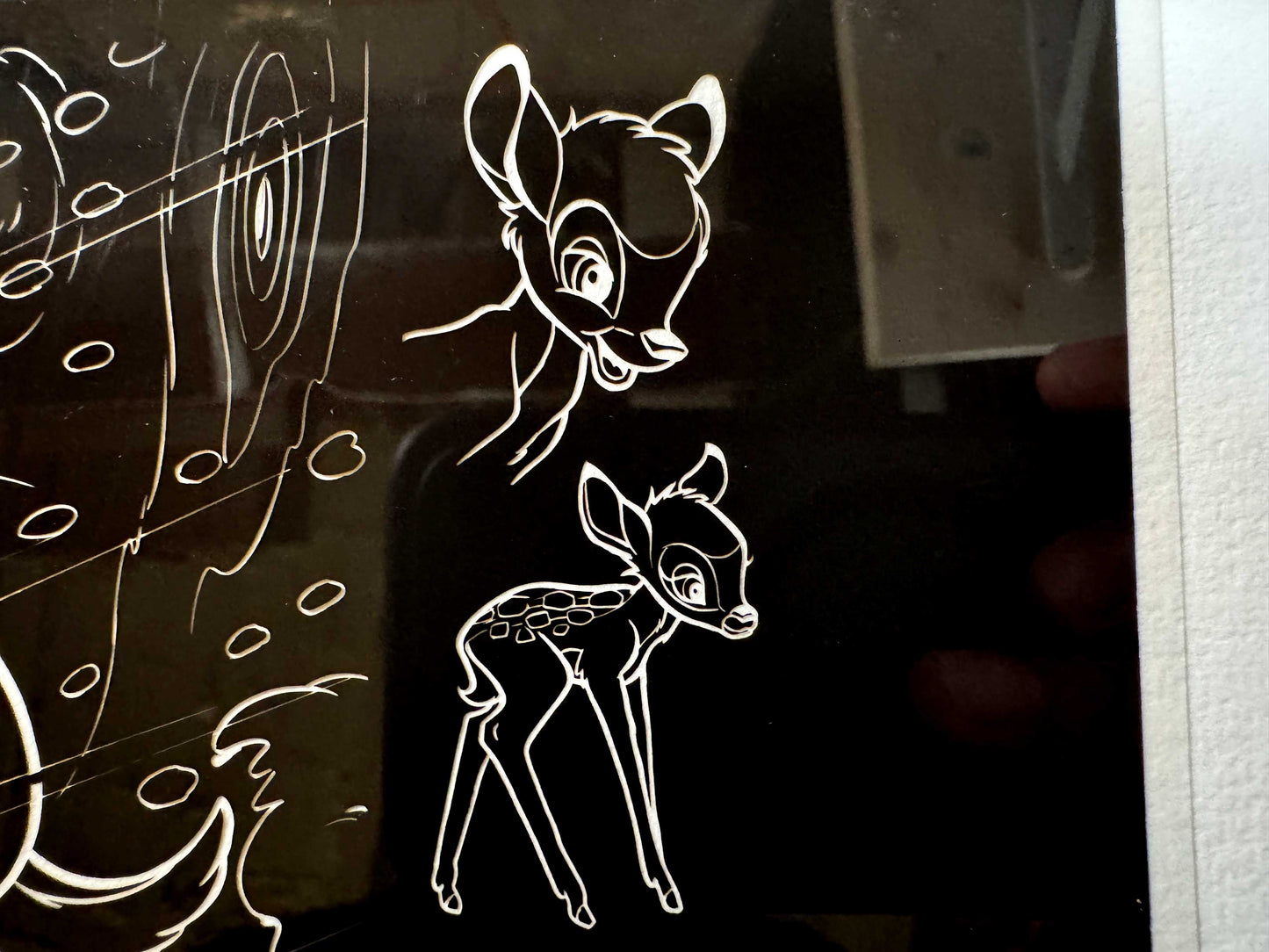 BAMBI Rare Original Disney Model Sheet Film Negative – Walt Disney Productions (1990’s). For sale on FLIP Gallery