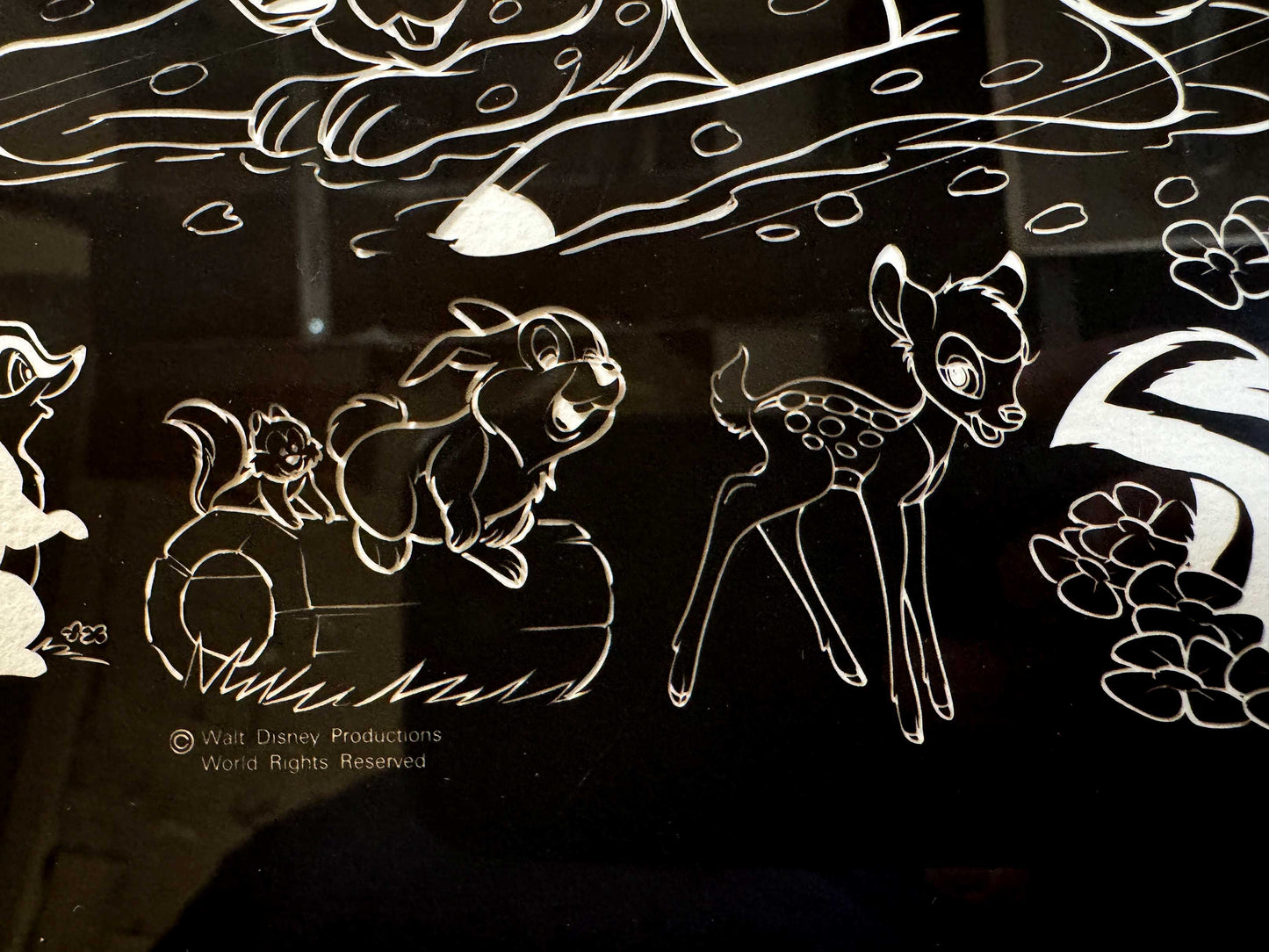 BAMBI Rare Original Disney Model Sheet Film Negative – Walt Disney Productions (1990’s). For sale on FLIP Gallery