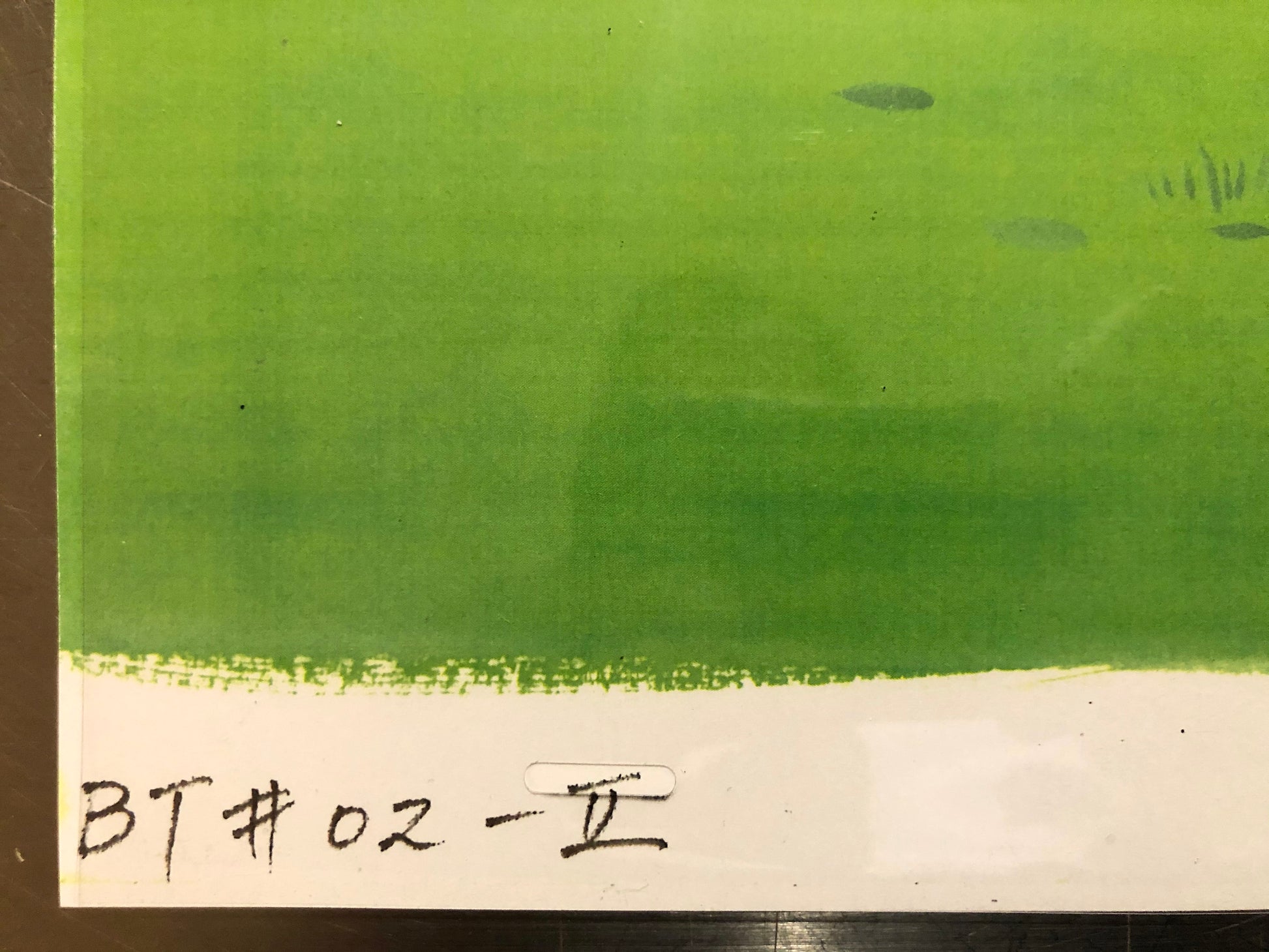 BEETHOVEN - Original Production Used Animation Cel of Beethoven with copy background (1994). For sale on FLIP Gallery