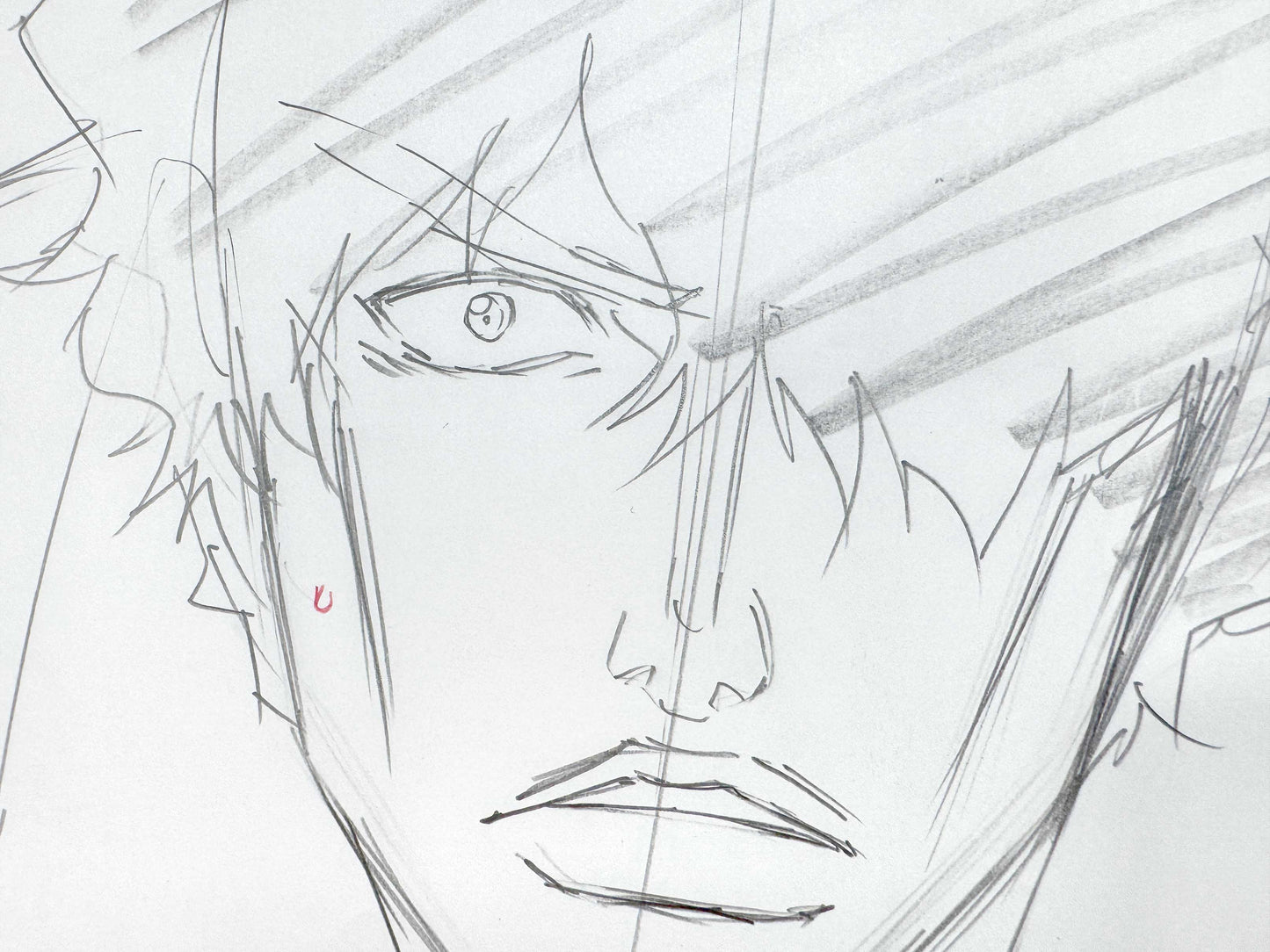 BLEACH Original Animation Production Douga of Sado “Chad” Yasutora (Studio Pierrot, 2000’s). For sale on FLIP Gallery