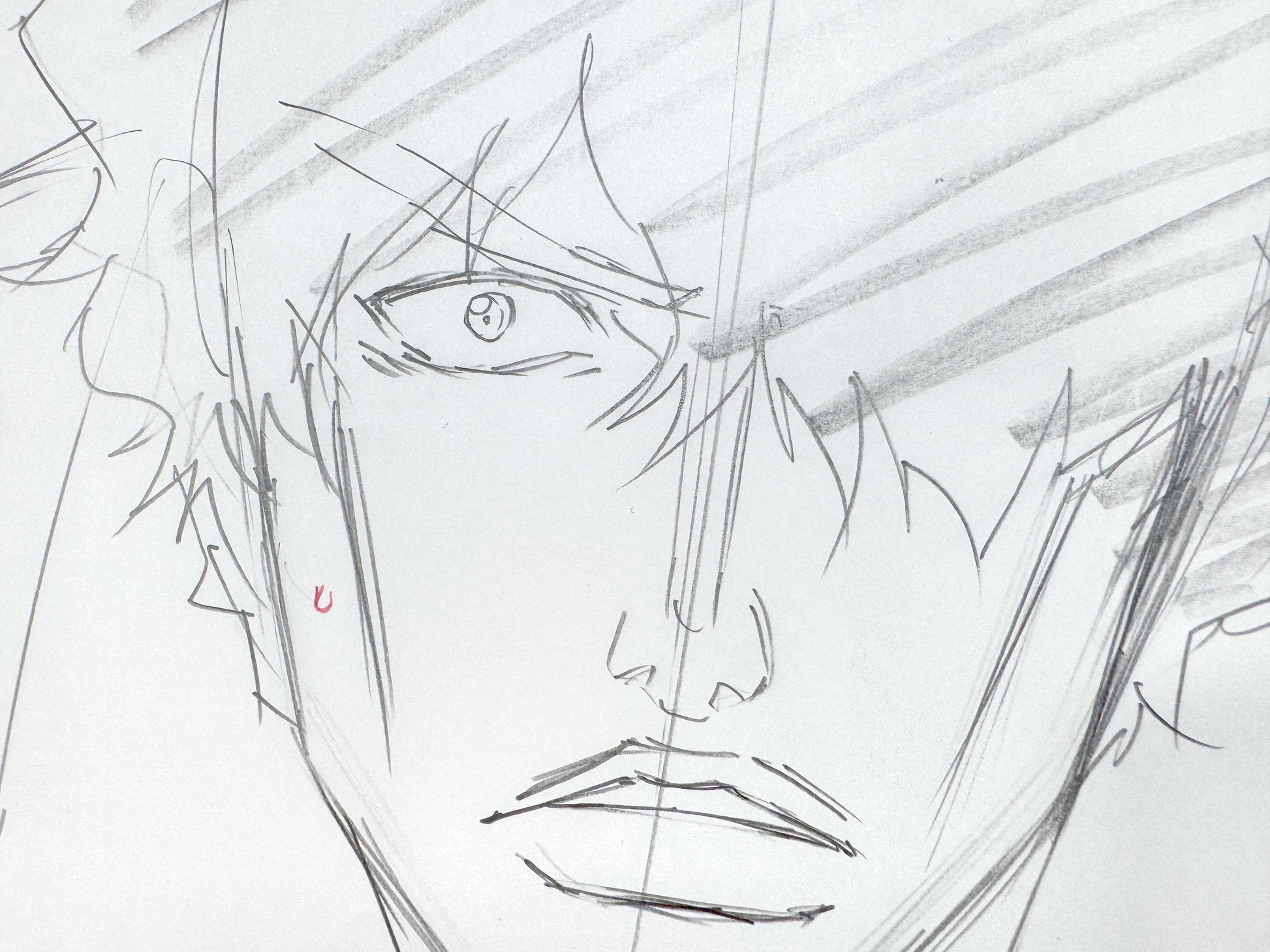 BLEACH Original Animation Production Douga of Sado “Chad” Yasutora (Studio Pierrot, 2000’s). For sale on FLIP Gallery