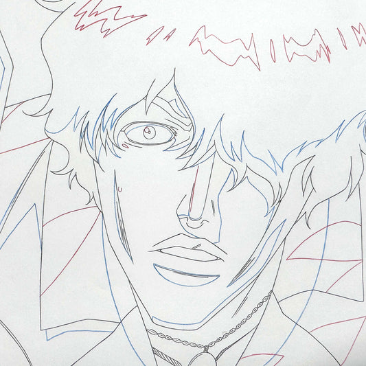 BLEACH Original Animation Production Douga of Sado “Chad” Yasutora (Studio Pierrot, 2000’s). For sale on FLIP Gallery