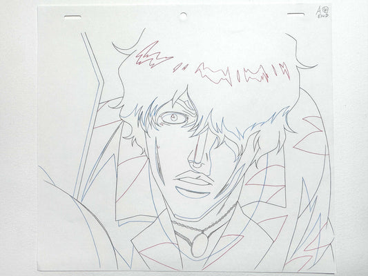 BLEACH Original Animation Production Douga of Sado “Chad” Yasutora (Studio Pierrot, 2000’s). For sale on FLIP Gallery