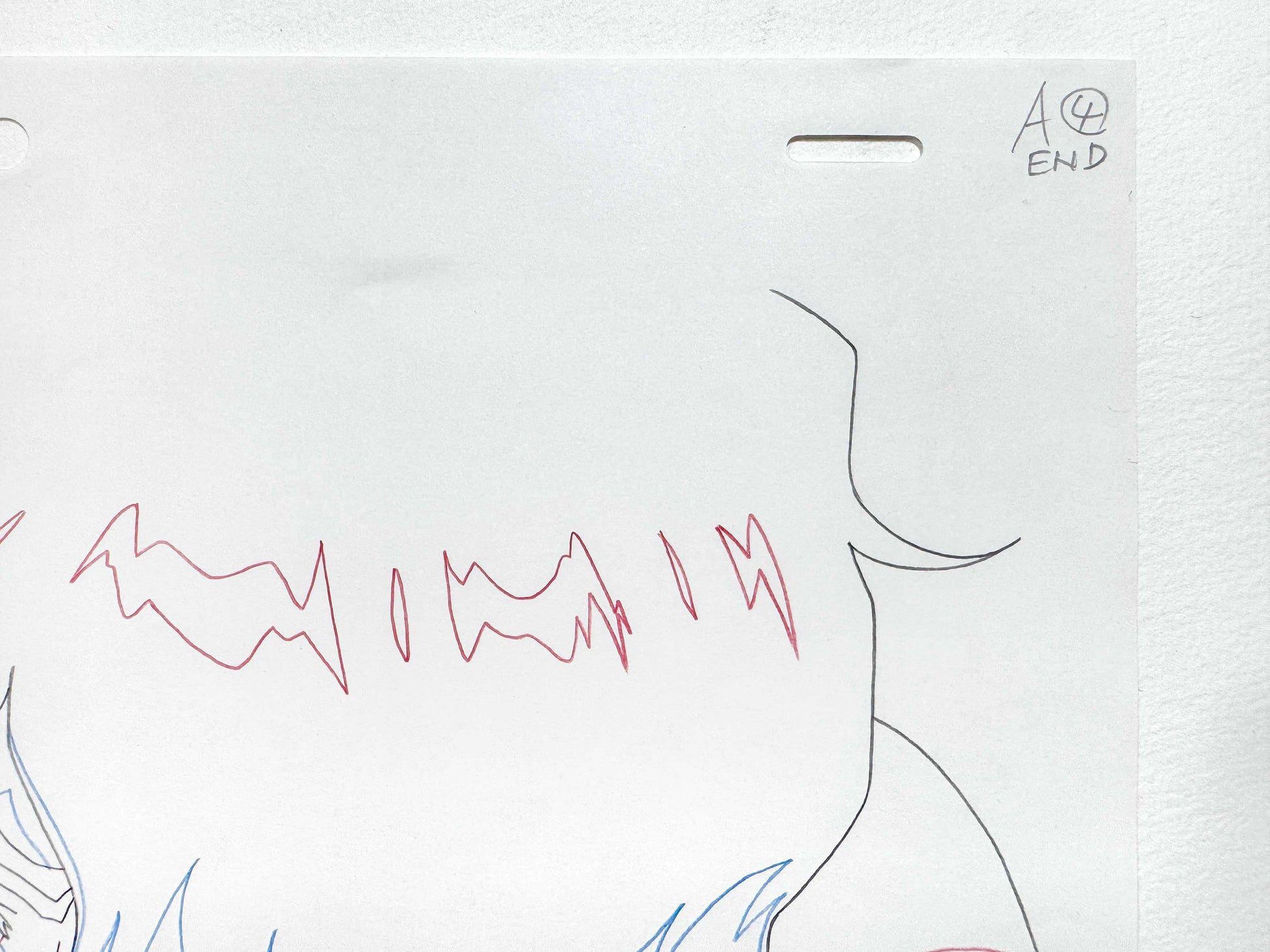 BLEACH Original Animation Production Douga of Sado “Chad” Yasutora (Studio Pierrot, 2000’s). For sale on FLIP Gallery