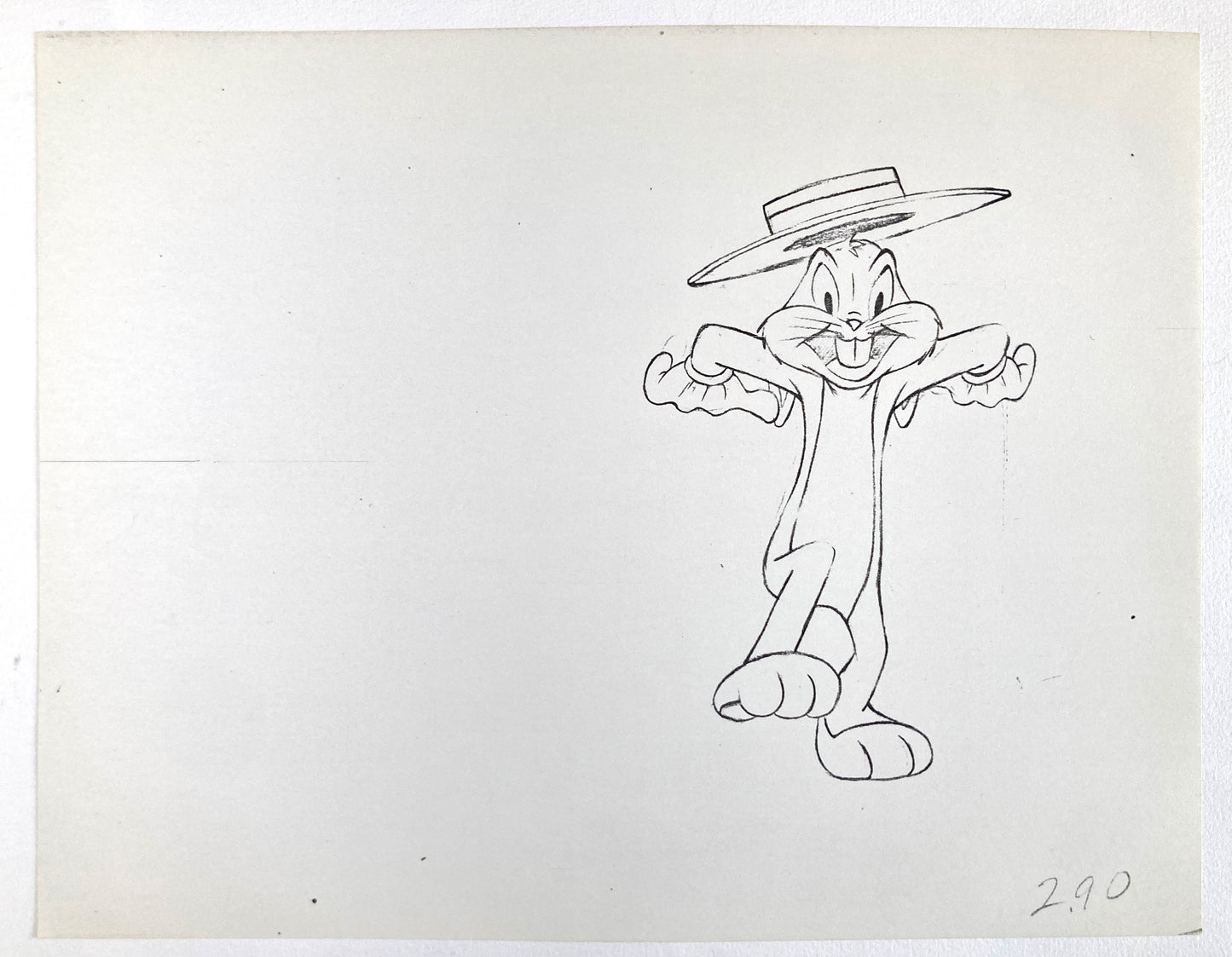 BUGS BUNNY : Original copy from 1949 from Virgil Ross Archive (Warner Bros.). For sale on FLIP Gallery