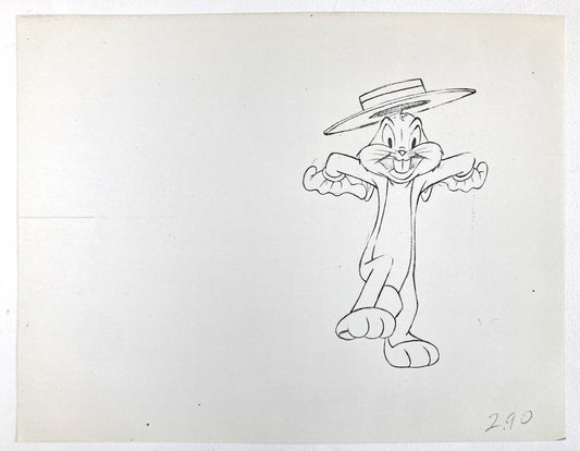 BUGS BUNNY : Original copy from 1949 from Virgil Ross Archive (Warner Bros.). For sale on FLIP Gallery