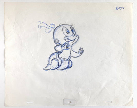 Who Framed Roger Rabbit - Baby Herman Original Animation Drawing (Walt Disney/Amblin, 1989). For sale on FLIP Gallery