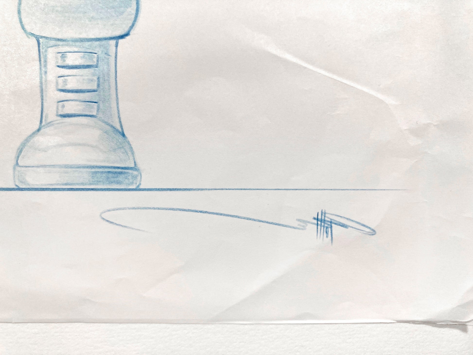 Original Vintage Concept Art – Michelin Man Advertising Signed Sketch by Jeff Julian. For sale on FLIP Gallery