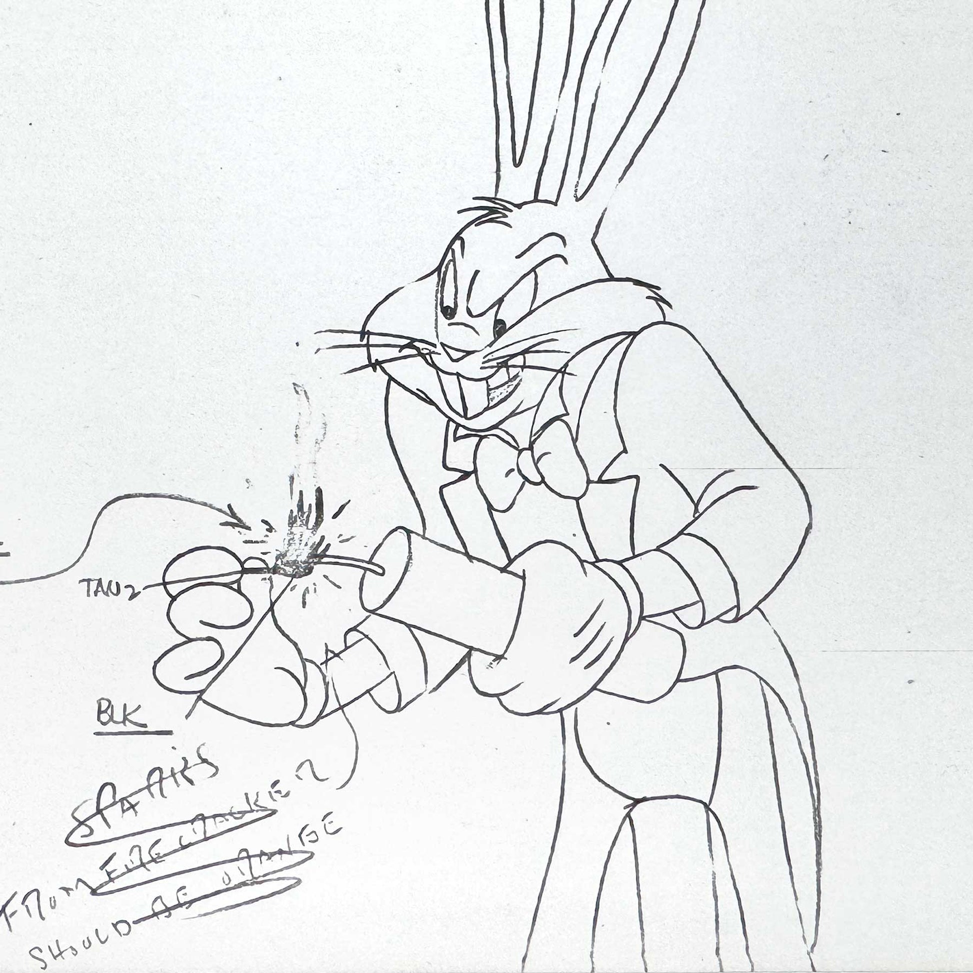 BUGS BUNNY : Original copy from 1949 from Virgil Ross Archive (Warner Bros.). For Sale on FLIP Gallery