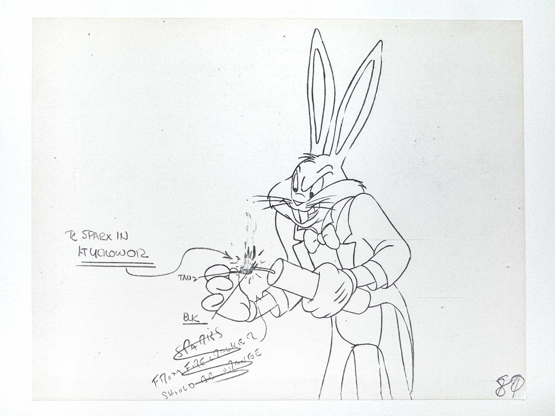BUGS BUNNY : Original copy from 1949 from Virgil Ross Archive (Warner Bros.). For Sale on FLIP Gallery