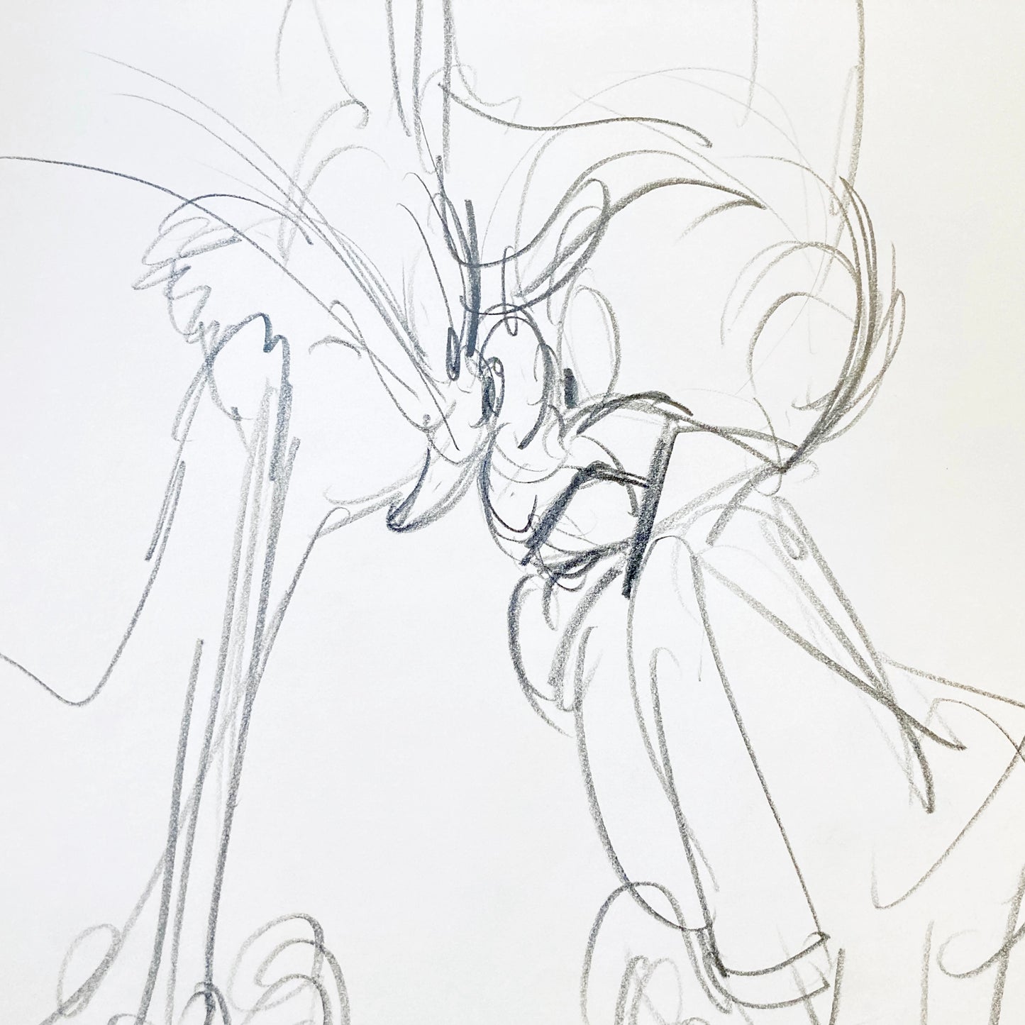 Bugs Bunny and Elmer Fudd : Original Drawing of the legendary animator Richard Williams (1933-2019). For sale on FLIP Gallery