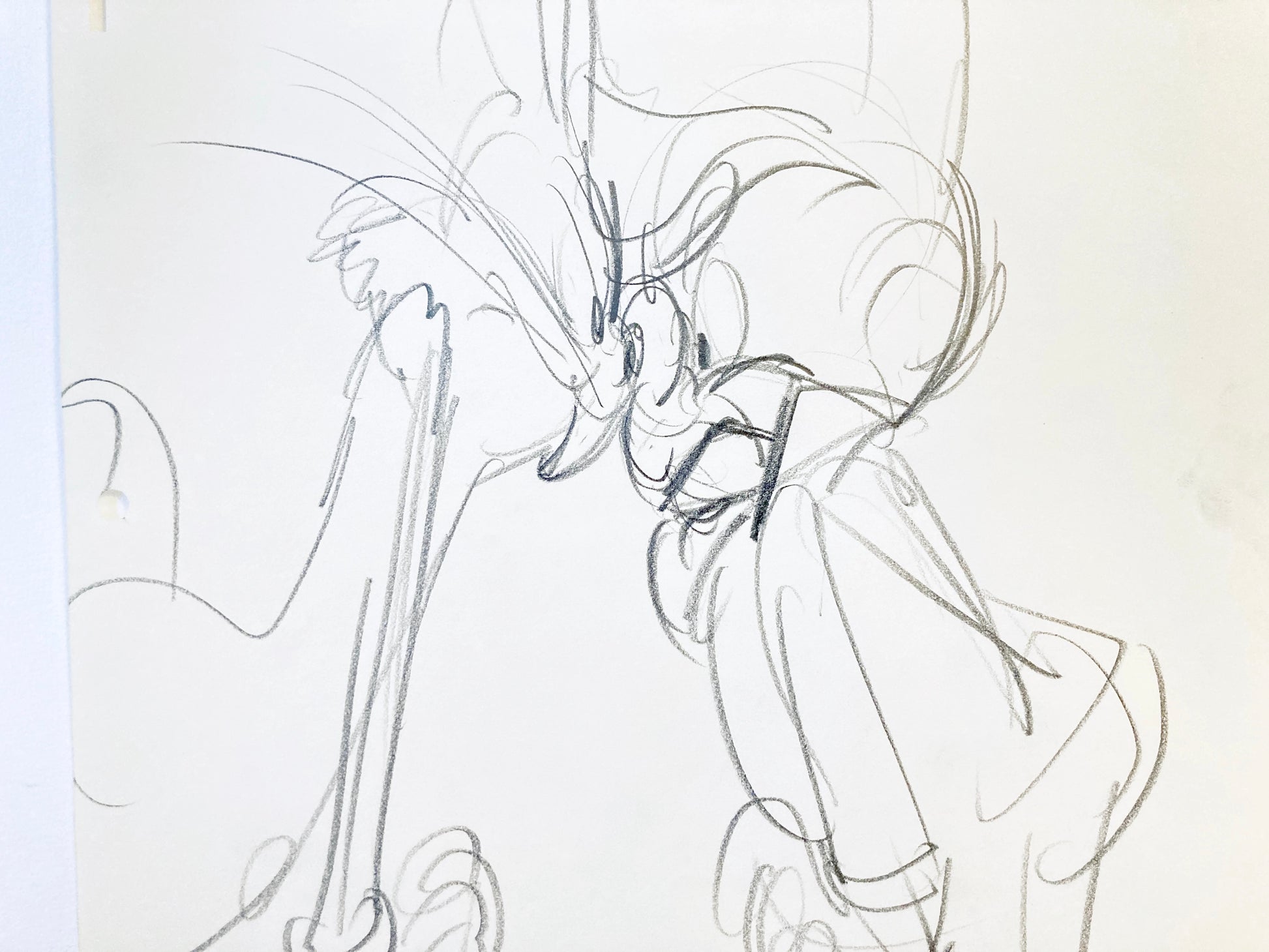 Bugs Bunny and Elmer Fudd : Original Drawing of the legendary animator Richard Williams (1933-2019). For sale on FLIP Gallery