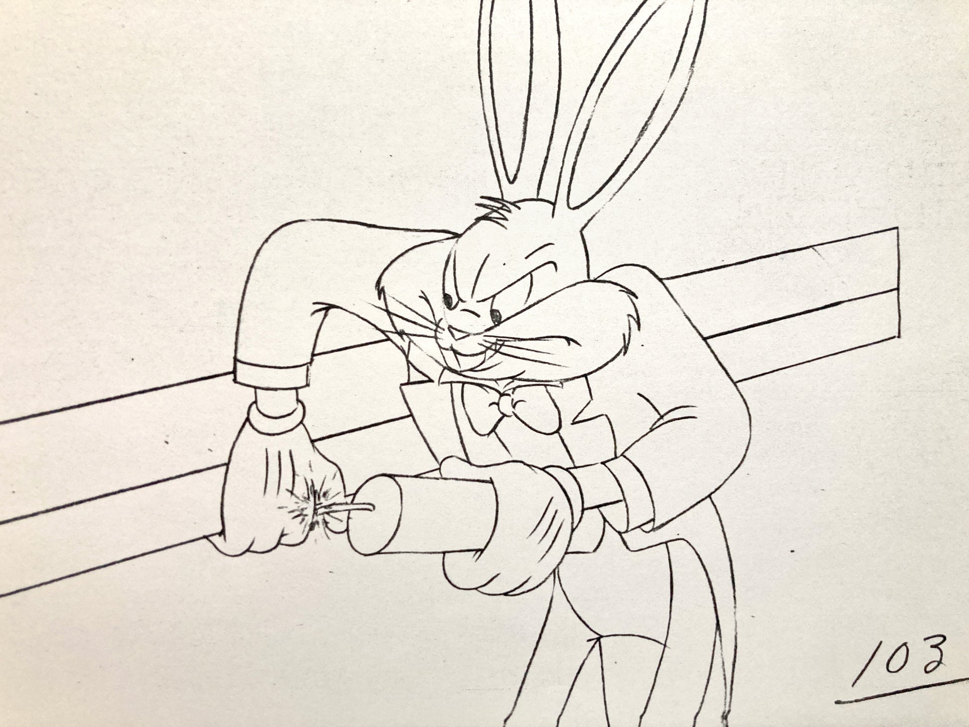 BUGS BUNNY : Original copy from 1949 from Virgil Ross Archive (Warner Bros.) For sale on FLIP Gallery