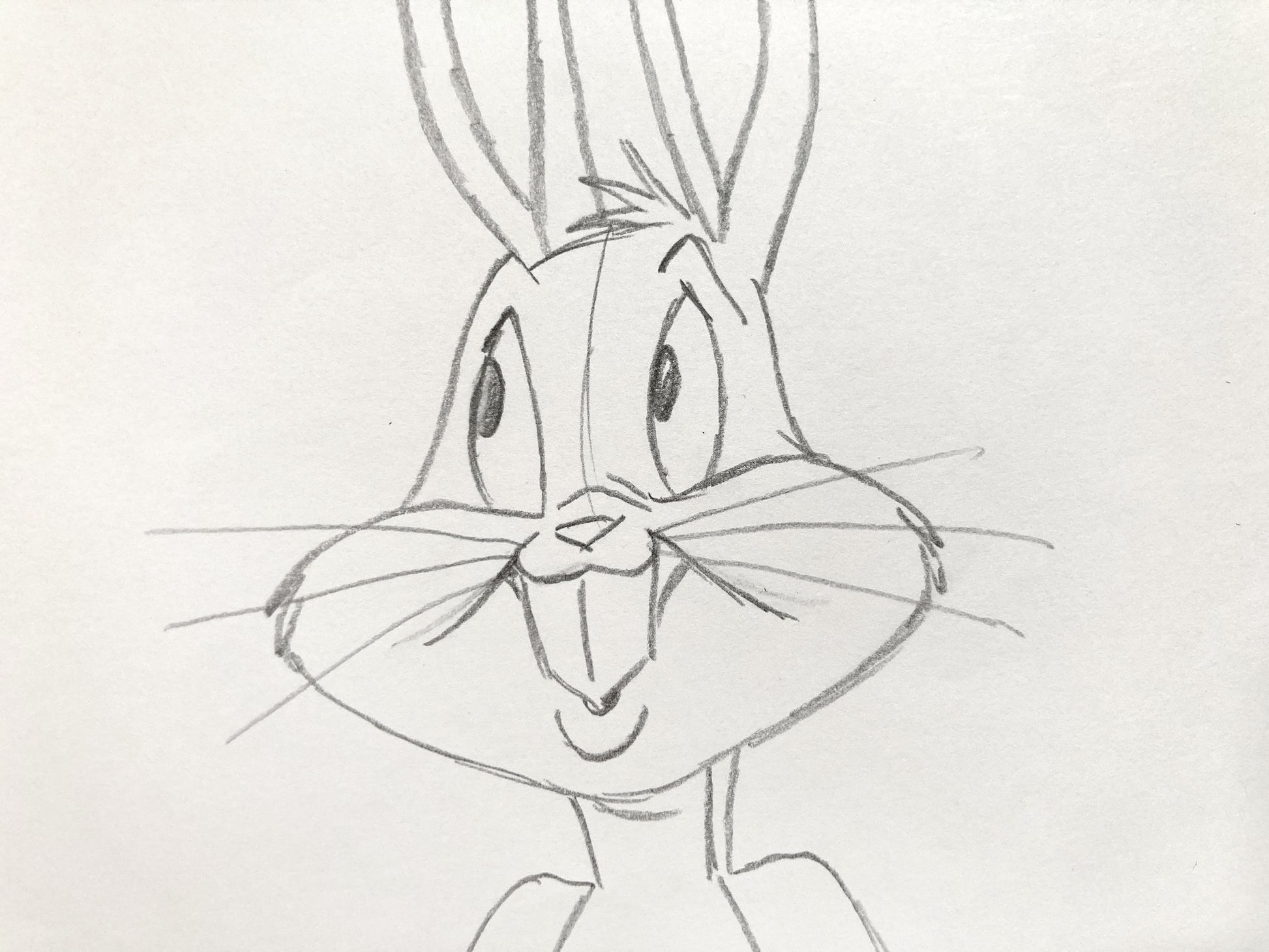 Bugs Bunny : Original Animation Drawing Signed – Warner Bros. (c. 1990s). For sale on FLIP Gallery