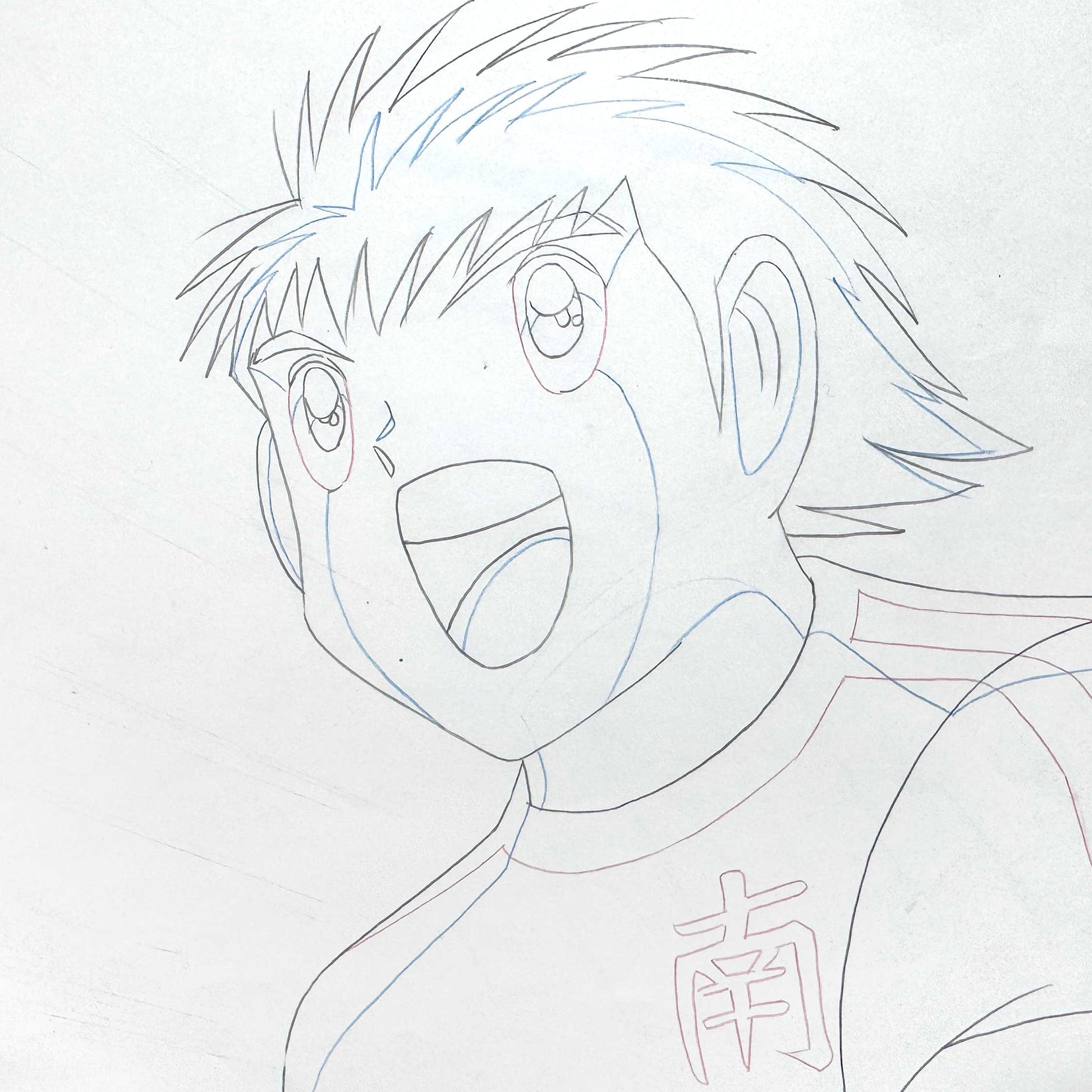 Captain Tsubasa Road to 2002 – Original Animation Production Art Drawing (Douga), 2002. For sale on FLIP Gallery