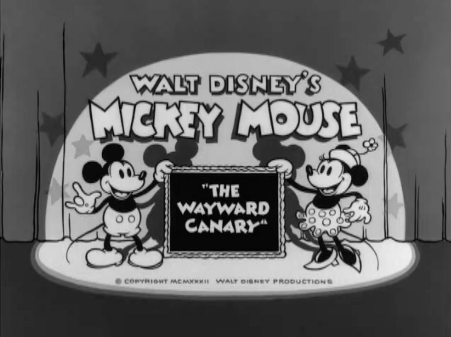 MICKEY MOUSE : Original Animation Drawing from 1932 (Walt Disney)