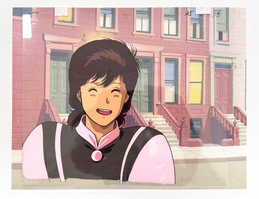 City Hunter - Kaori Makimura Original Animation Production Cel (Sunrise, c. 1985-91). For sale on FLIP Gallery