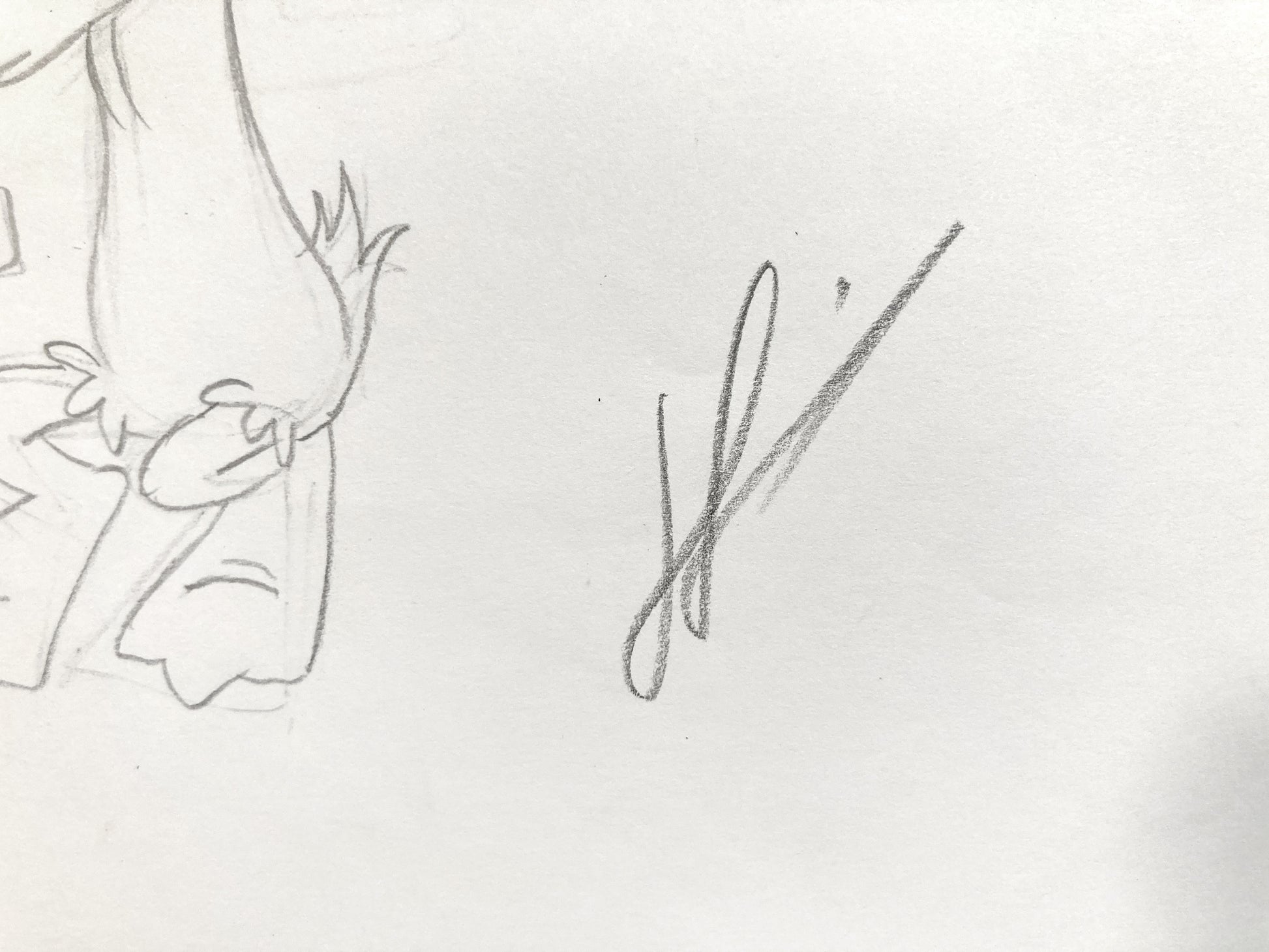 Daffy Duck : Original Animation Drawing Signed – Warner Bros. (c. 1990s). For sale on FLIP Gallery