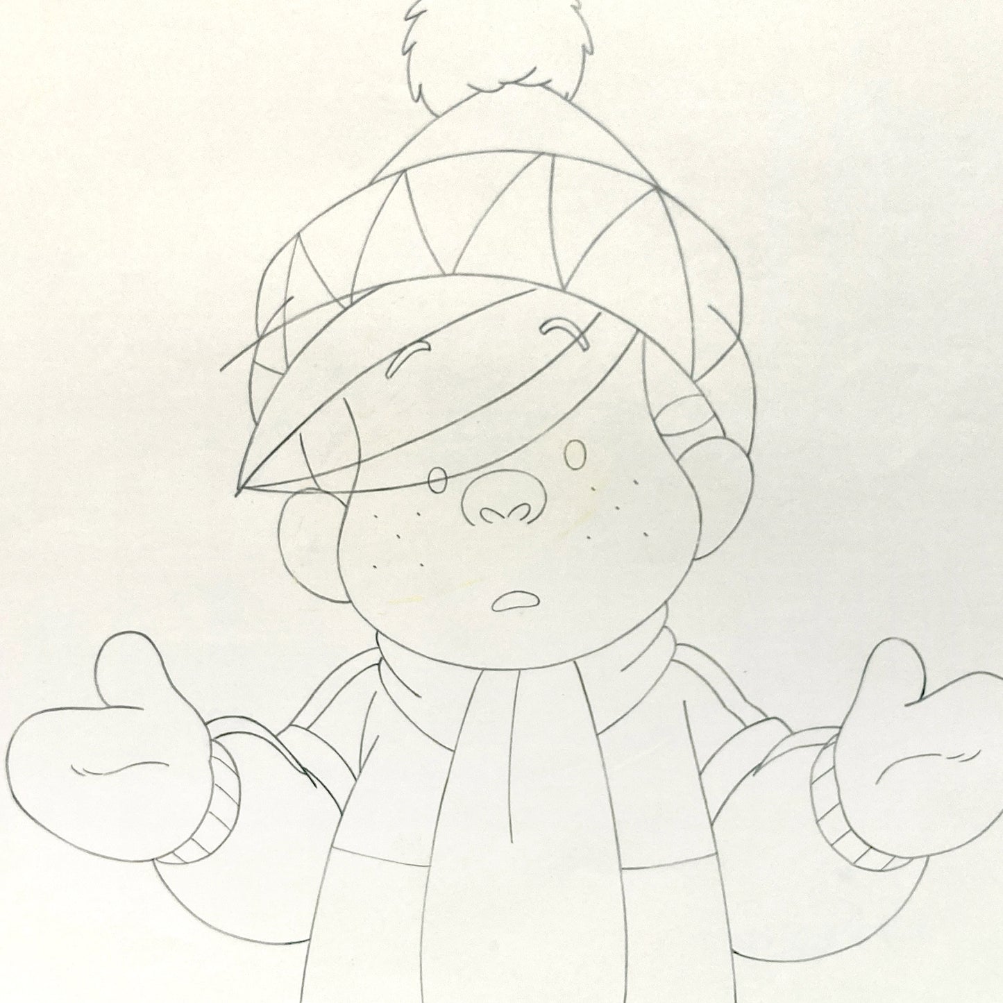 Dennis the Menace : Dennis Mitchell Original Animation Production Drawing (1986). For sale on FLIP Gallery