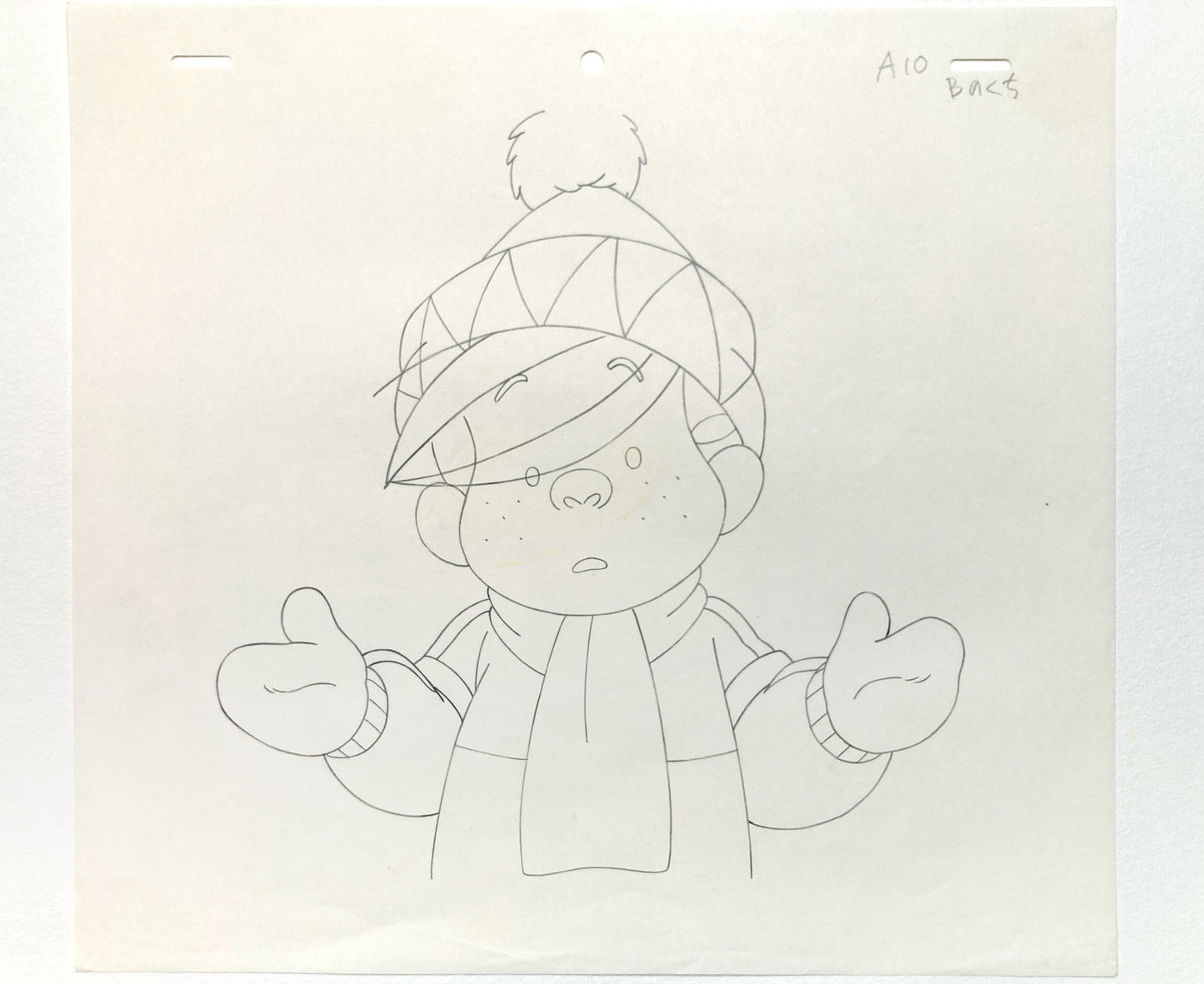 Dennis the Menace : Dennis Mitchell Original Animation Production Drawing (1986). For sale on FLIP Gallery