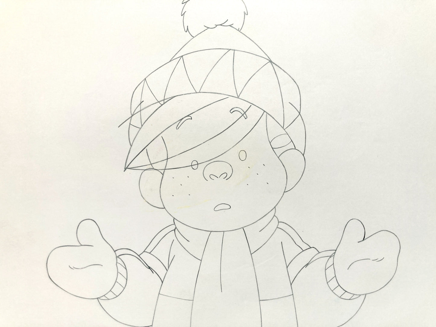 Dennis the Menace : Dennis Mitchell Original Animation Production Drawing (1986). For sale on FLIP Gallery