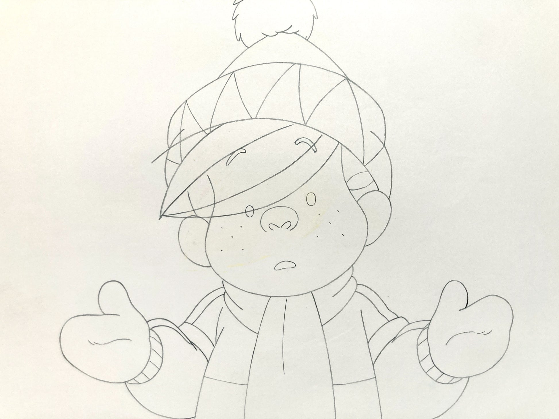 Dennis the Menace : Dennis Mitchell Original Animation Production Drawing (1986). For sale on FLIP Gallery