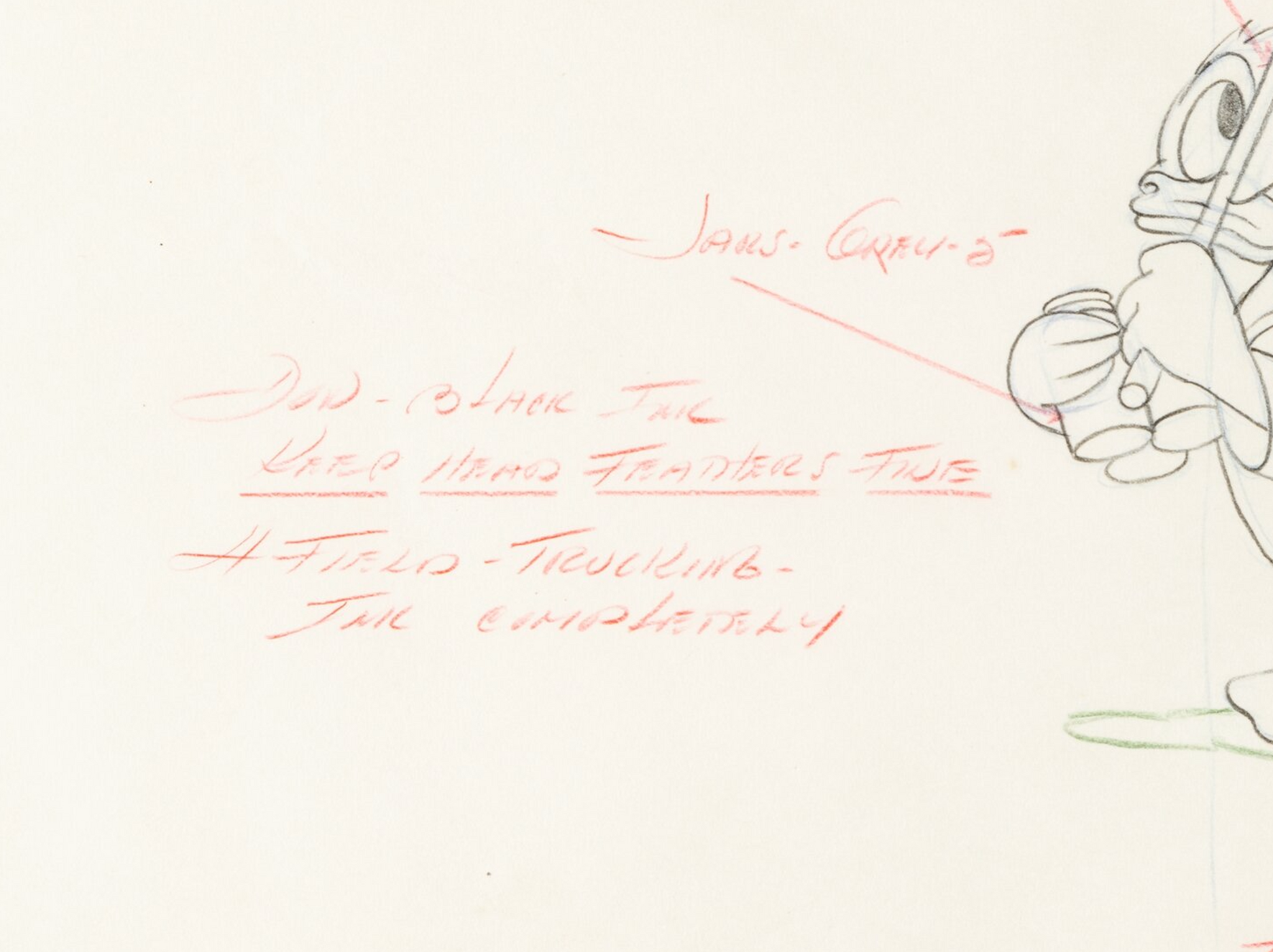 Honey Harvester - Donald Duck Original Production Used Animation Drawing (Walt Disney, 1949). For sale on FLIP Gallery