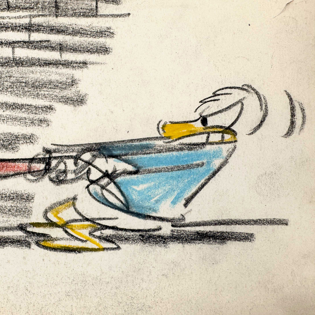 Lucky Number - Donald Duck Original Storyboard Art by Nick George (Walt Disney, 1951). For sale on FLIP Gallery
