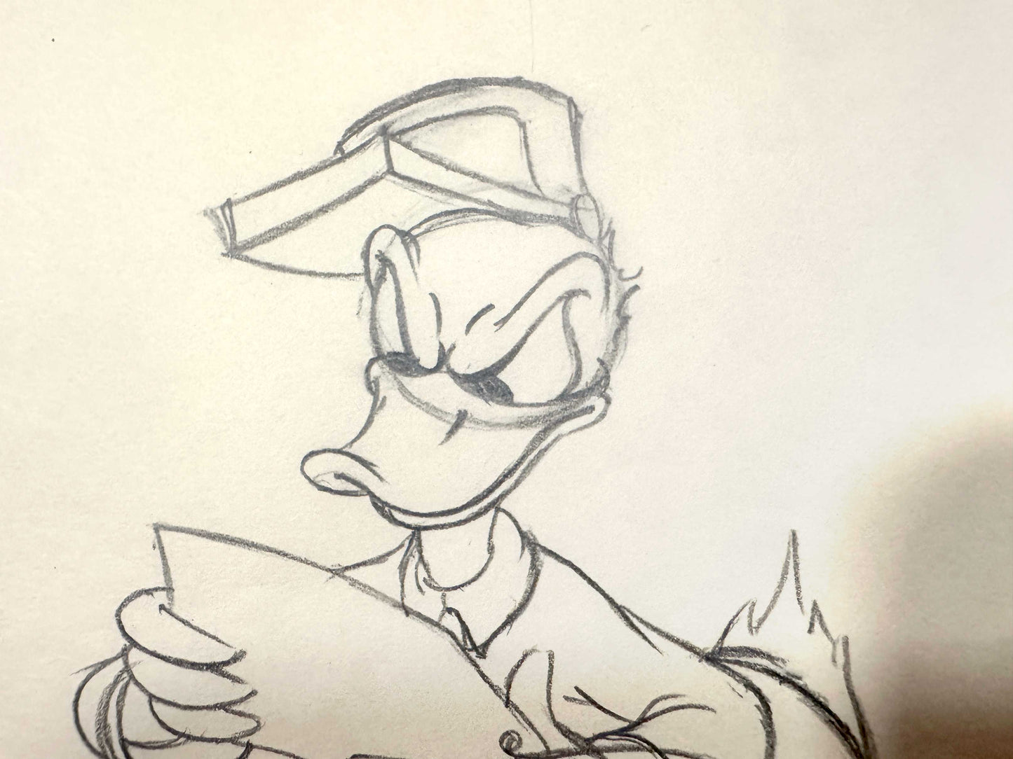 Donald's Ostrich - Donald Duck Original Animation Art Drawing (Walt Disney, 1937). For sale on FLIP Gallery