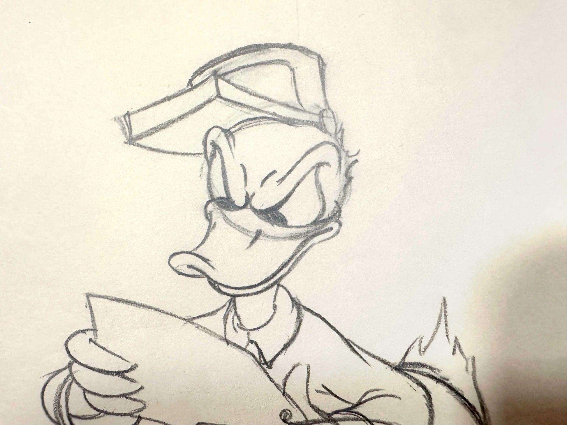 Donald's Ostrich - Donald Duck Original Animation Art Drawing (Walt Disney, 1937). For sale on FLIP Gallery
