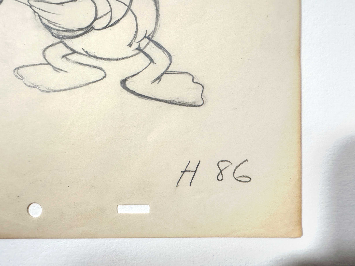 Donald's Ostrich - Donald Duck Original Animation Art Drawing (Walt Disney, 1937). For sale on FLIP Gallery