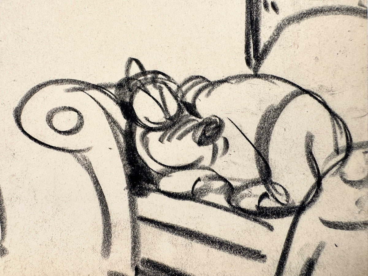 Donald Duck and Pluto Original Storyboard Art Drawing by Nick George (Walt Disney, 1940s/50s). For sale on FLIP Gallery