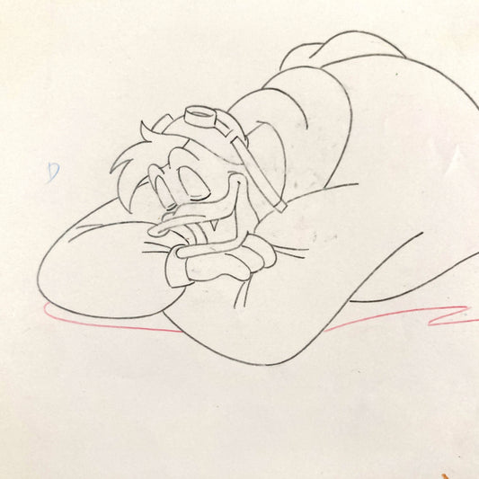 DuckTales : Launchpad McQuack Original Animation Drawing (Walt Disney, 1987). For sale on FLIP Gallery