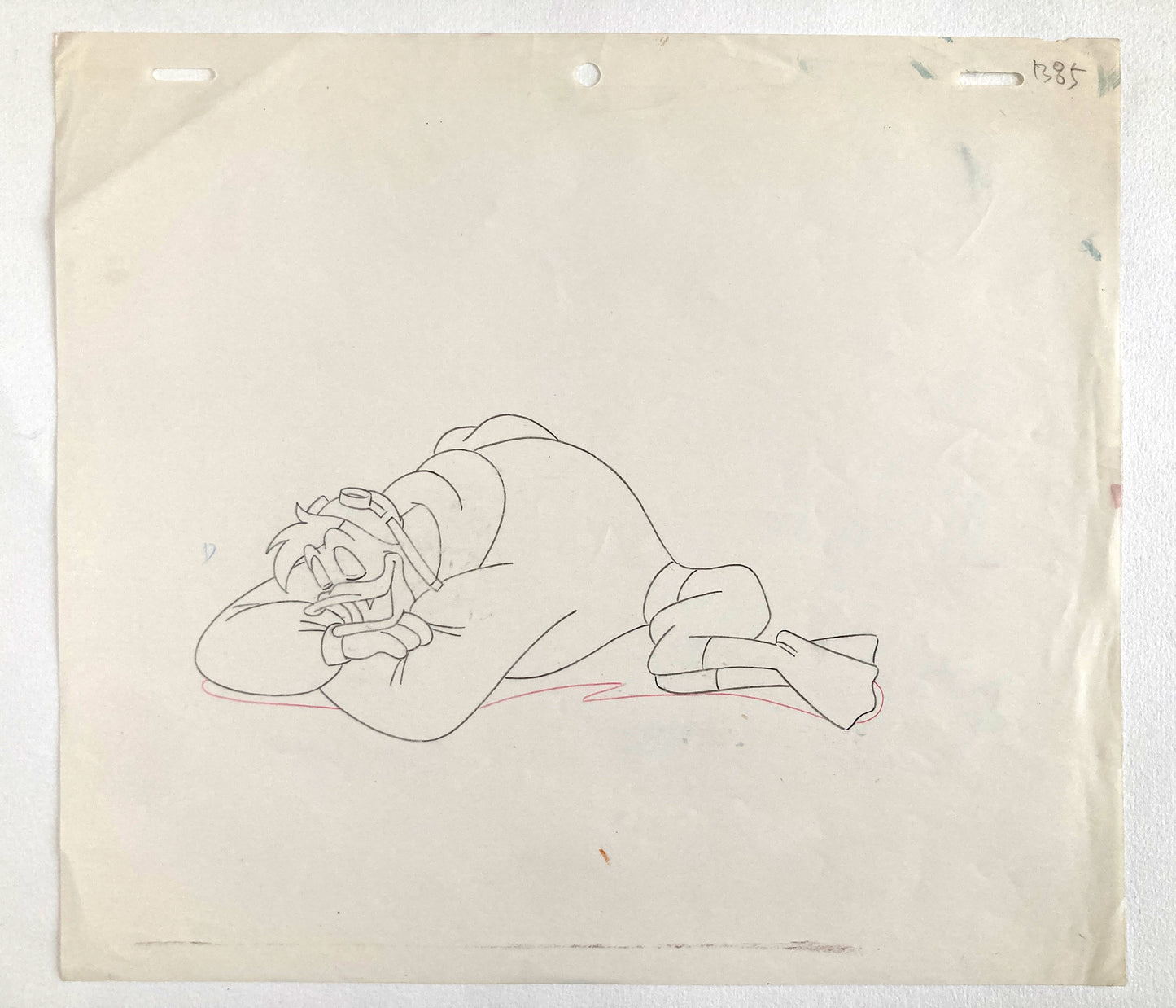 DuckTales : Launchpad McQuack Original Animation Drawing (Walt Disney, 1987). For sale on FLIP Gallery