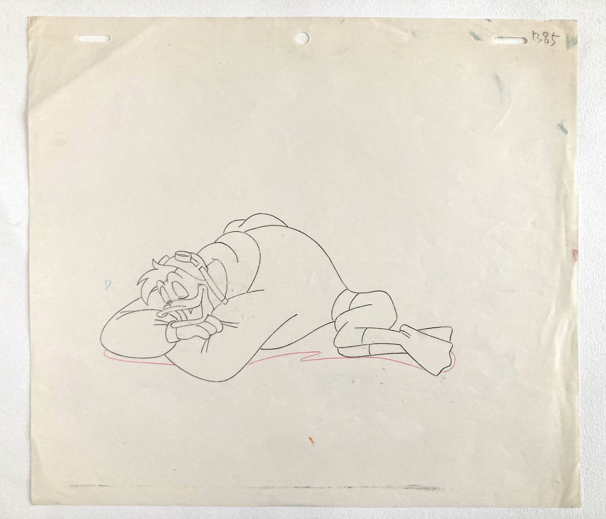 DuckTales : Launchpad McQuack Original Animation Drawing (Walt Disney, 1987). For sale on FLIP Gallery