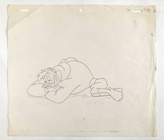 DuckTales : Launchpad McQuack Original Animation Drawing (Walt Disney, 1987). For sale on FLIP Gallery
