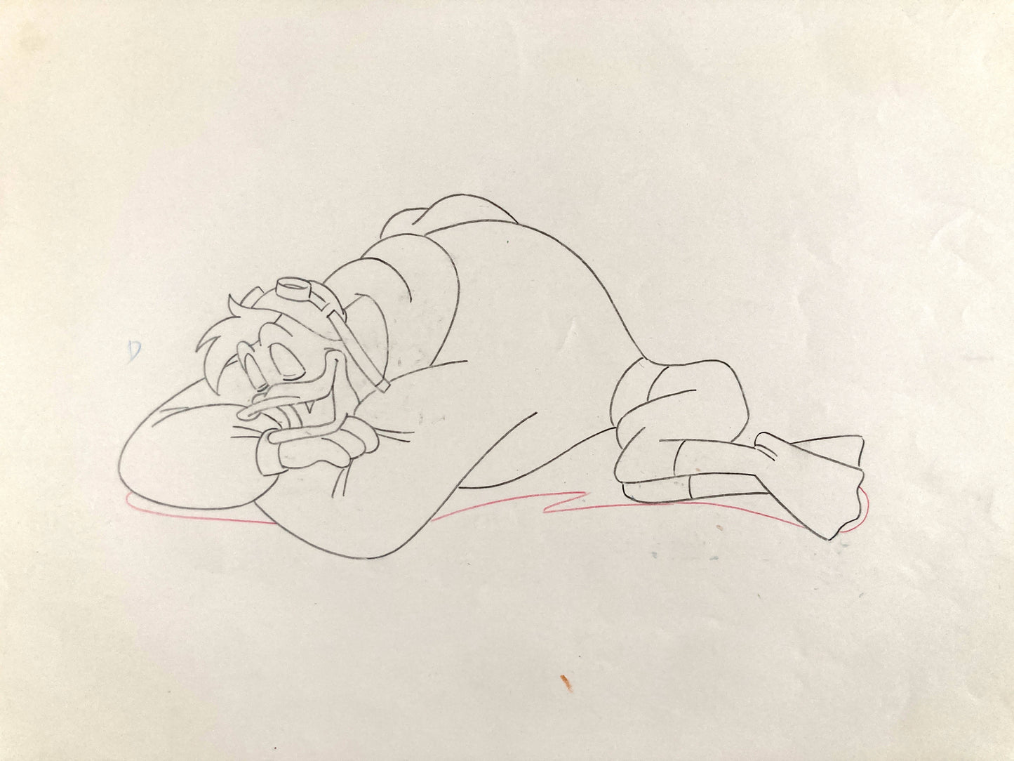 DuckTales : Launchpad McQuack Original Animation Drawing (Walt Disney, 1987). For sale on FLIP Gallery