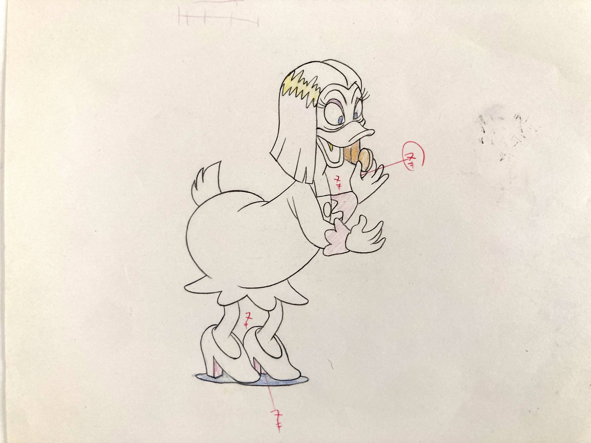 DuckTales : Magica DeSpell Original Production Used Animation Drawing (Walt Disney, 1987). For sale on FLIP Gallery