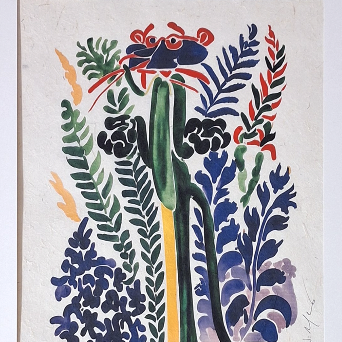 Emma Wildfang : Pink Panther - Tribute Series - Icons Reimagined 'Henri Matisse'. For sale on FLIP Gallery