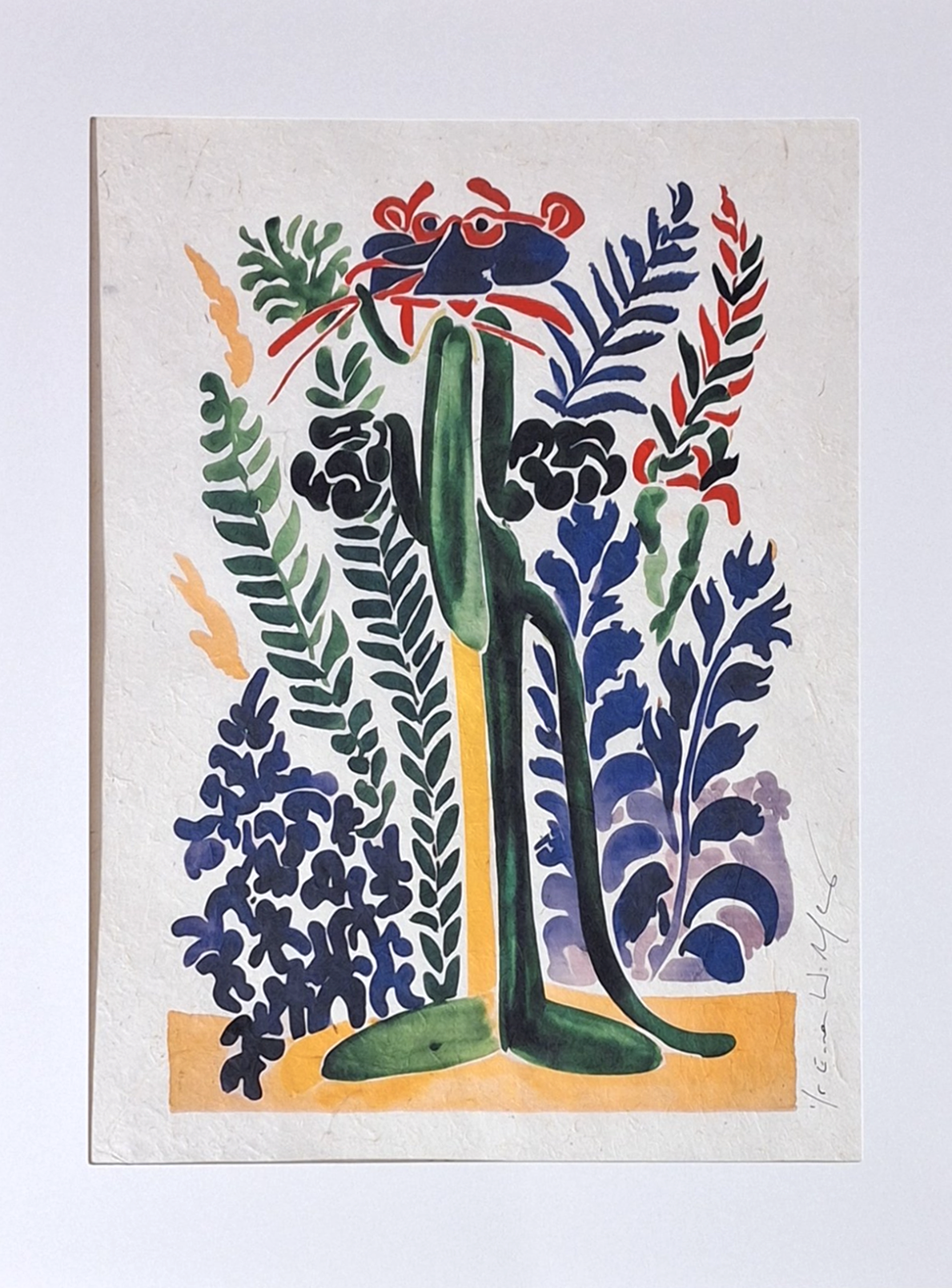Emma Wildfang : Pink Panther - Tribute Series - Icons Reimagined 'Henri Matisse'. For sale on FLIP Gallery